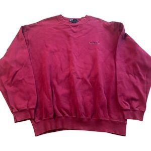 Abercrombie & Fitch Vintage Crewneck Country Clothes Cotton Sweatshirt red‎